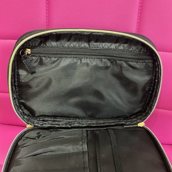 Modella Dual Zipper Cosmetic Toiletry Travel Bag for Makeup & Accessories - Picture 6 of 11